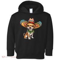 Funny Cinco De Mayo Chihuahua Toddler Hoodie thumb 0