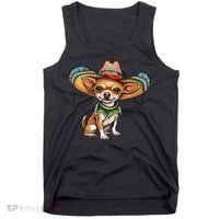 Funny Cinco De Mayo Chihuahua Tank Top thumb 0