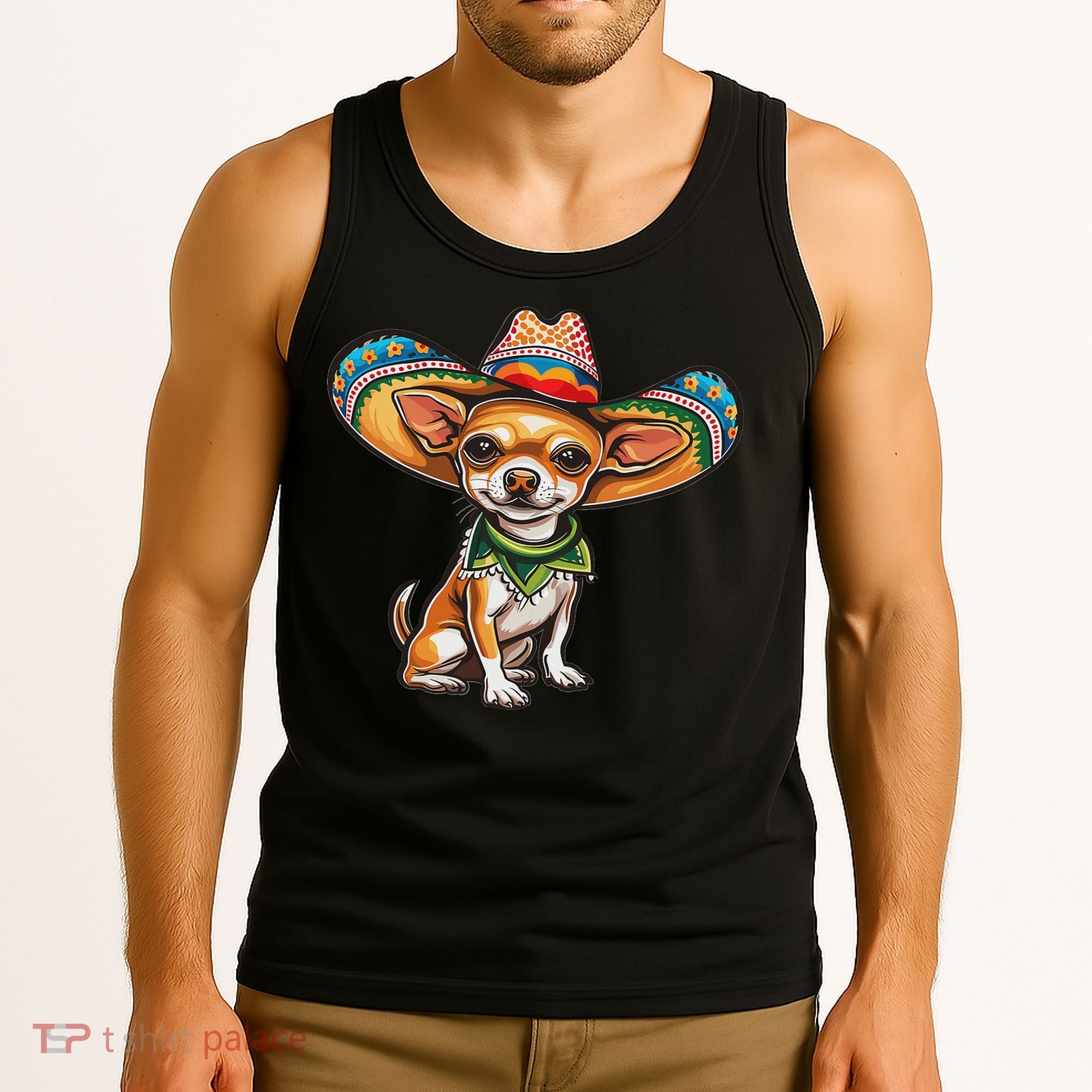 Funny Cinco De Mayo Chihuahua Tank Top