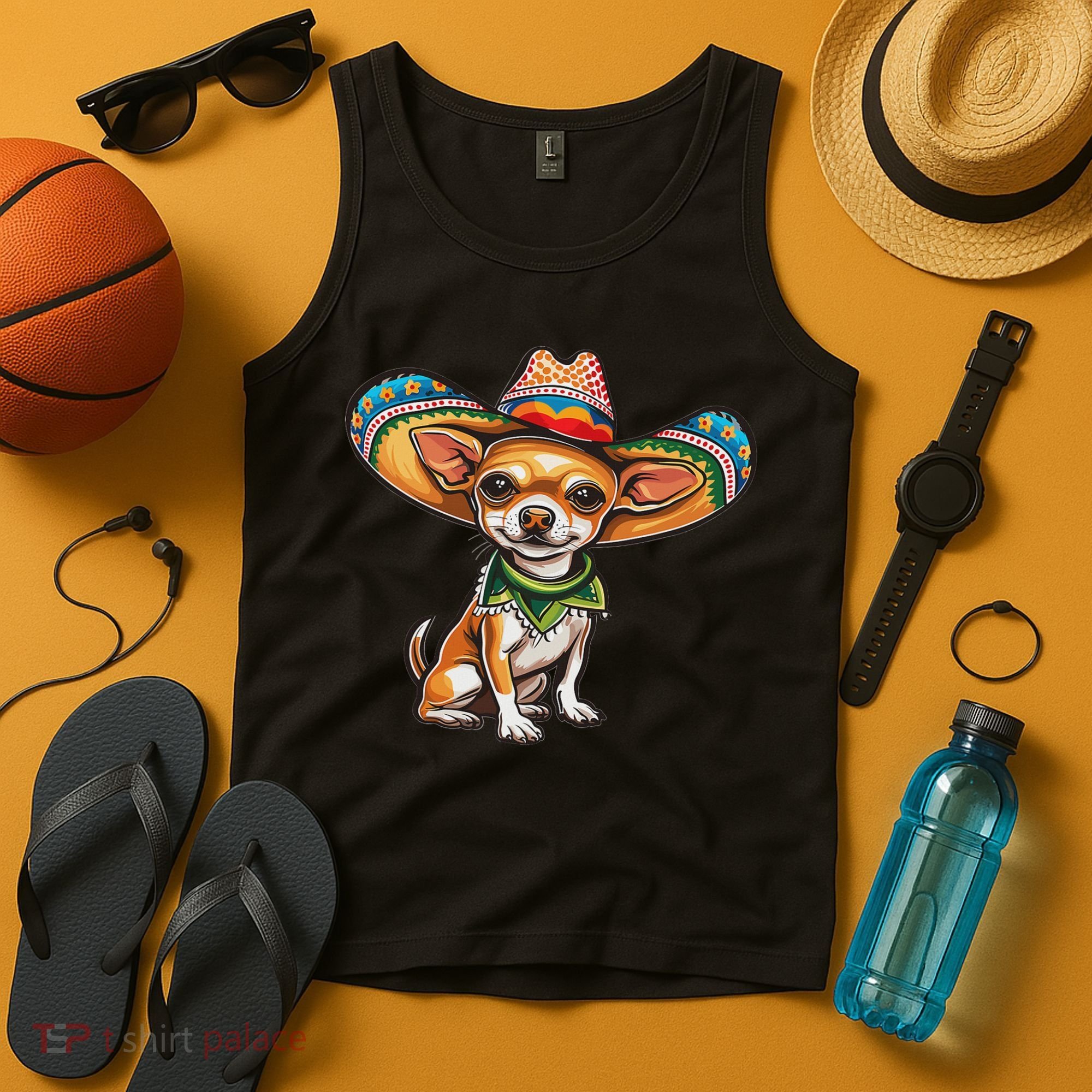 Funny Cinco De Mayo Chihuahua Tank Top
