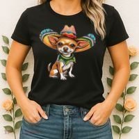 Funny Cinco De Mayo Chihuahua Women's T-Shirt thumb 2