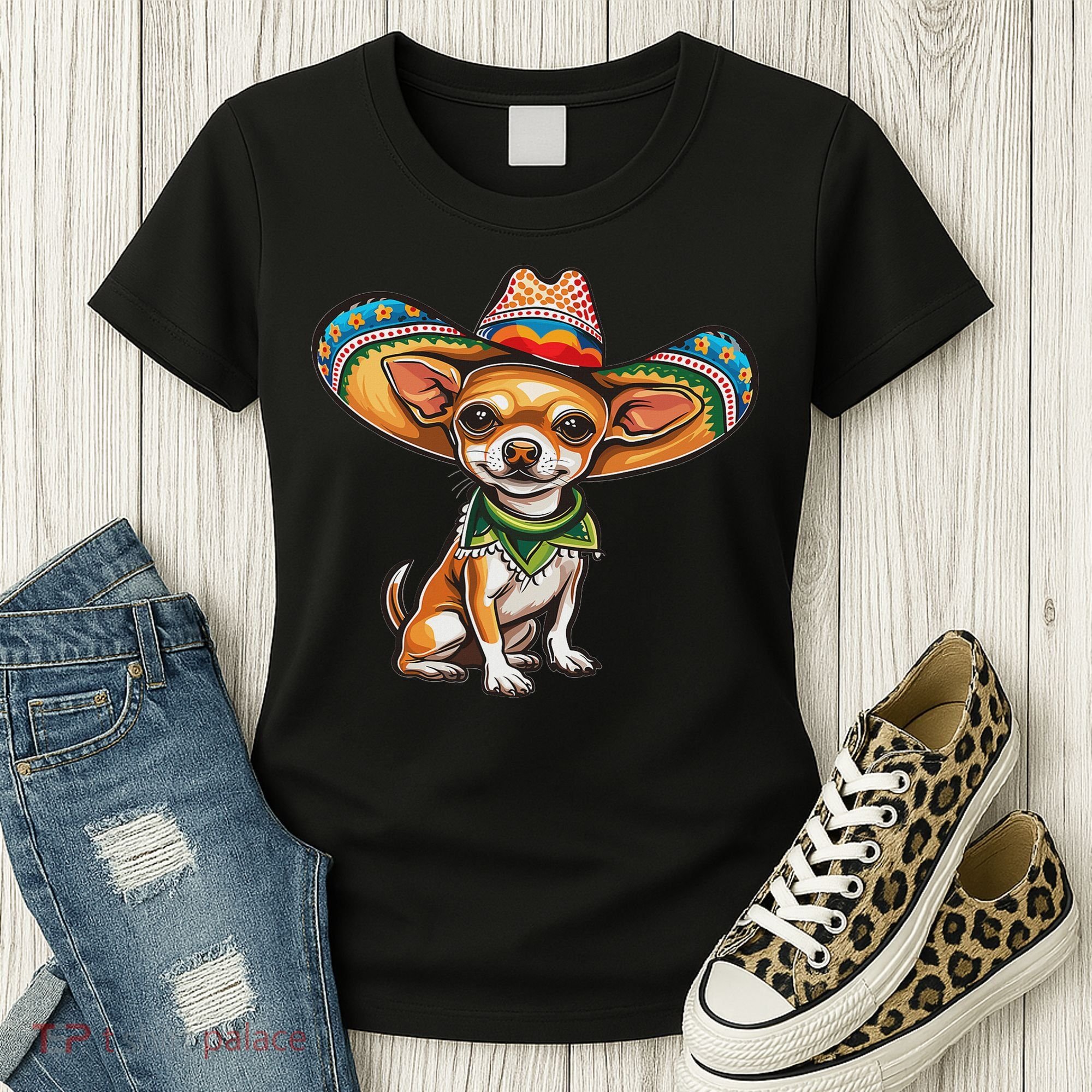 Funny Cinco De Mayo Chihuahua Women's T-Shirt