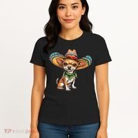 Funny Cinco De Mayo Chihuahua Women's T-Shirt thumb 4