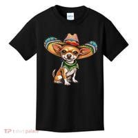 Funny Cinco De Mayo Chihuahua Kids T-Shirt thumb 0