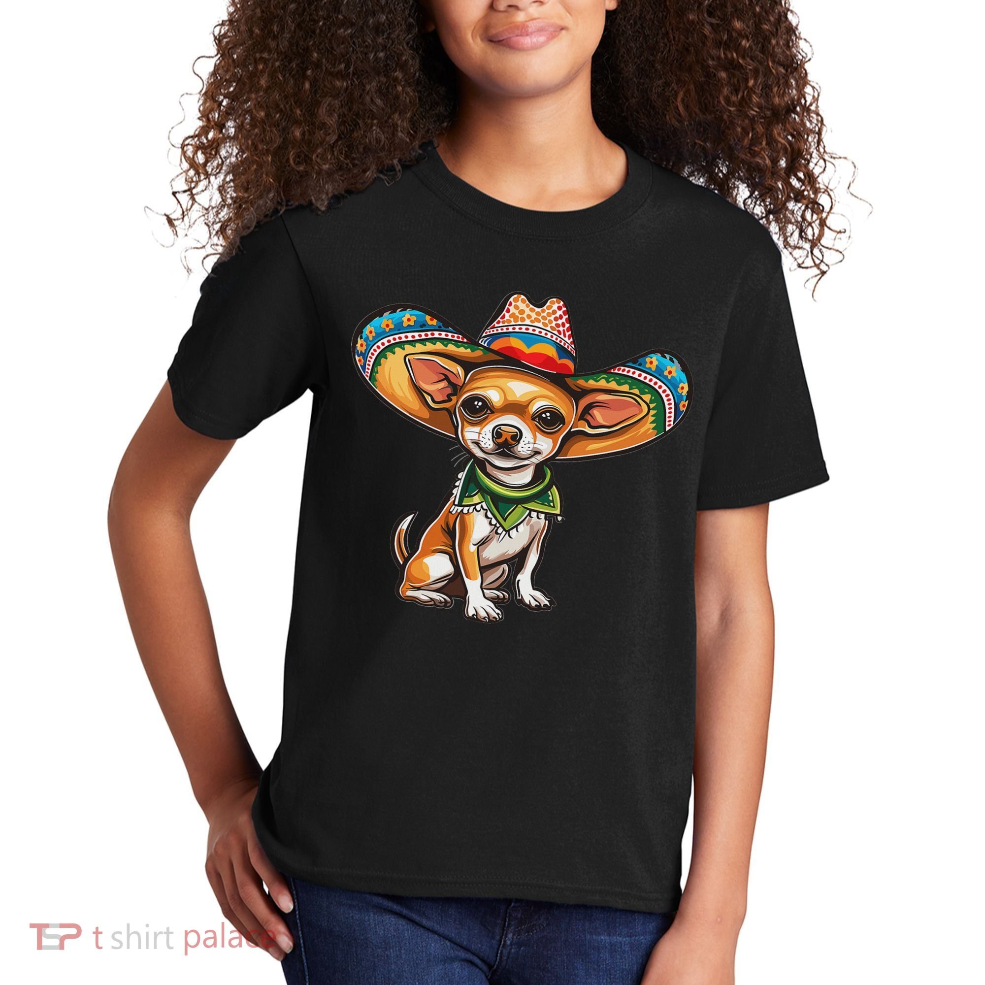 Funny Cinco De Mayo Chihuahua Kids T-Shirt