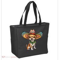 Funny Cinco De Mayo Chihuahua Tote Bag thumb 2