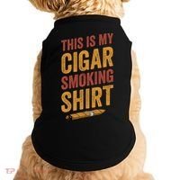 For Cigar Dad This Is My Cigar Smoking Doggie Tank thumb 0