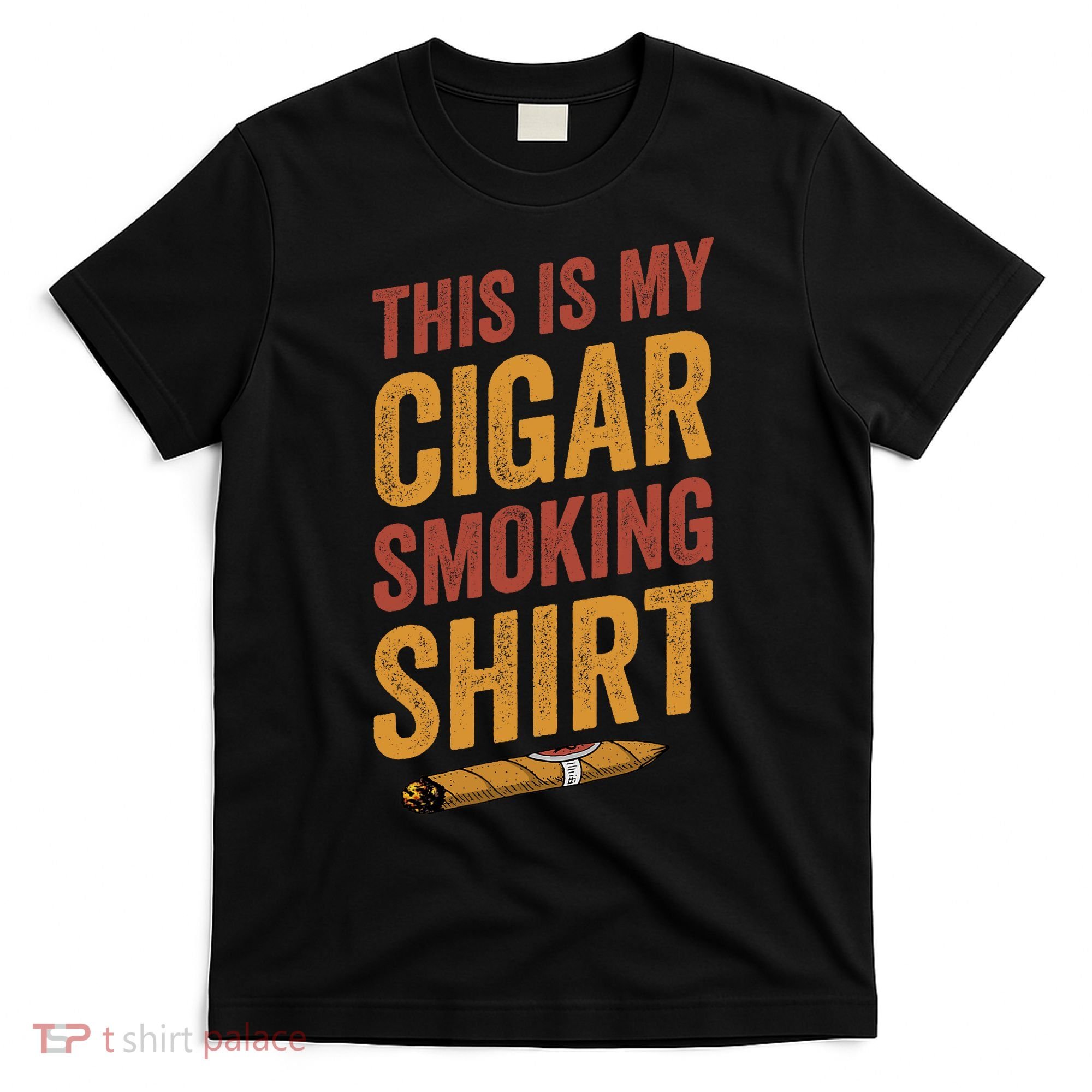 For Cigar Dad This Is My Cigar Smoking T-Shirt