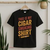 For Cigar Dad This Is My Cigar Smoking T-Shirt thumb 2