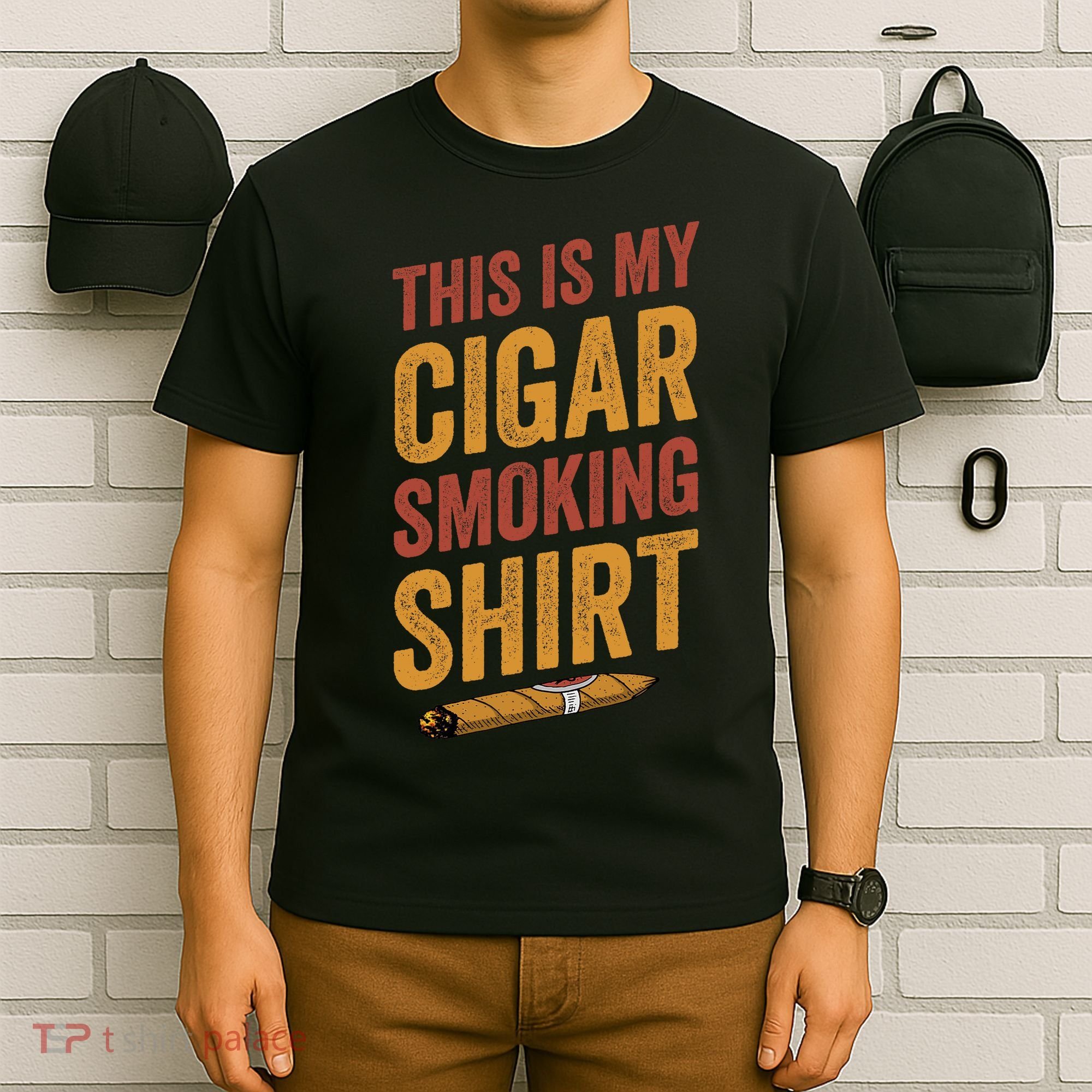 For Cigar Dad This Is My Cigar Smoking T-Shirt