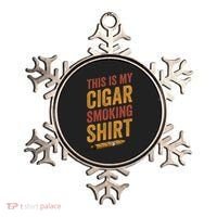 For Cigar Dad This Is My Cigar Smoking Ornament thumb 0