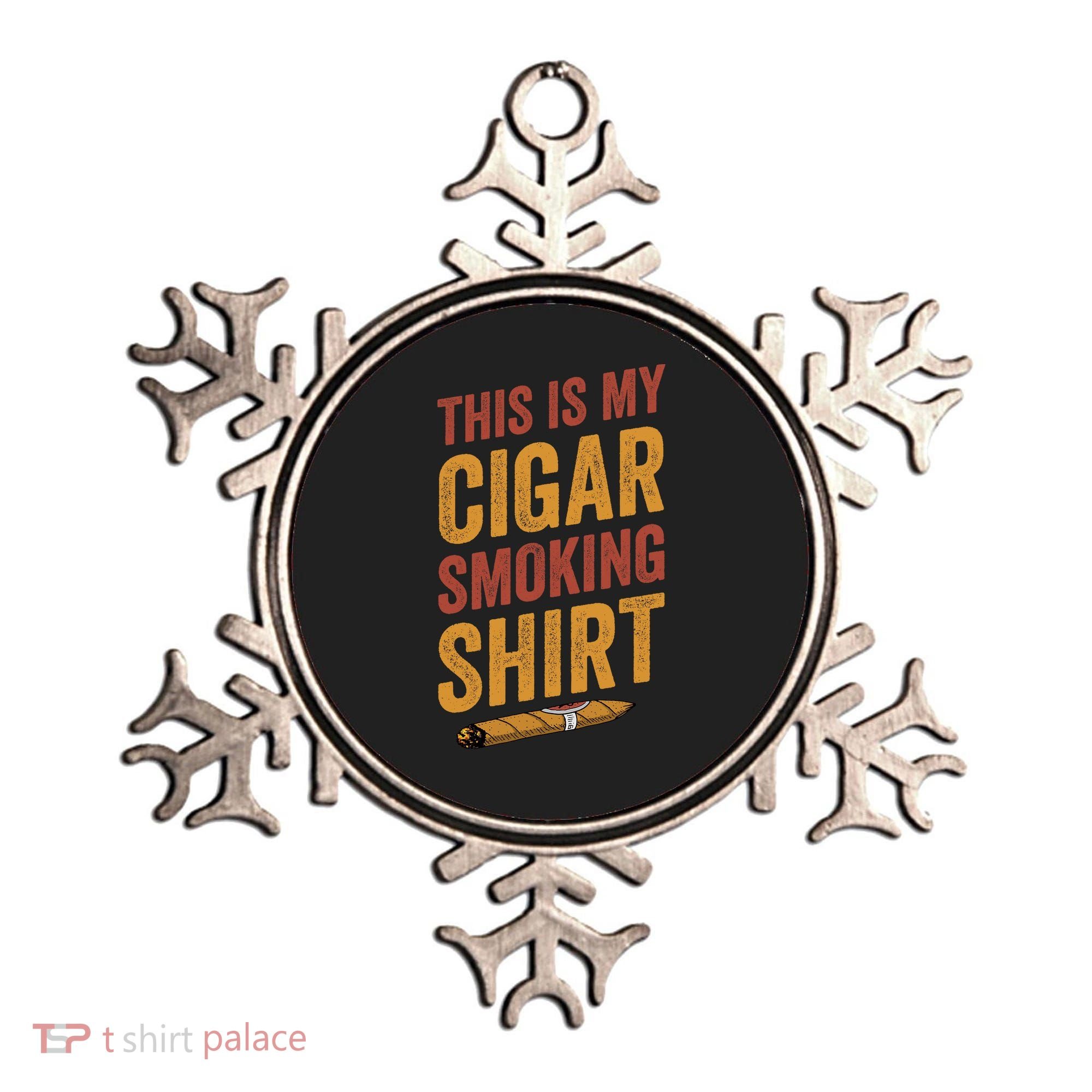 For Cigar Dad This Is My Cigar Smoking Ornament
