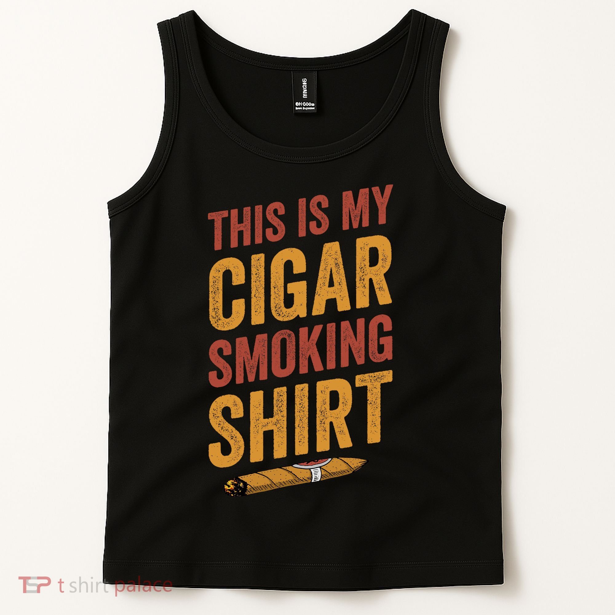 For Cigar Dad This Is My Cigar Smoking Tank Top