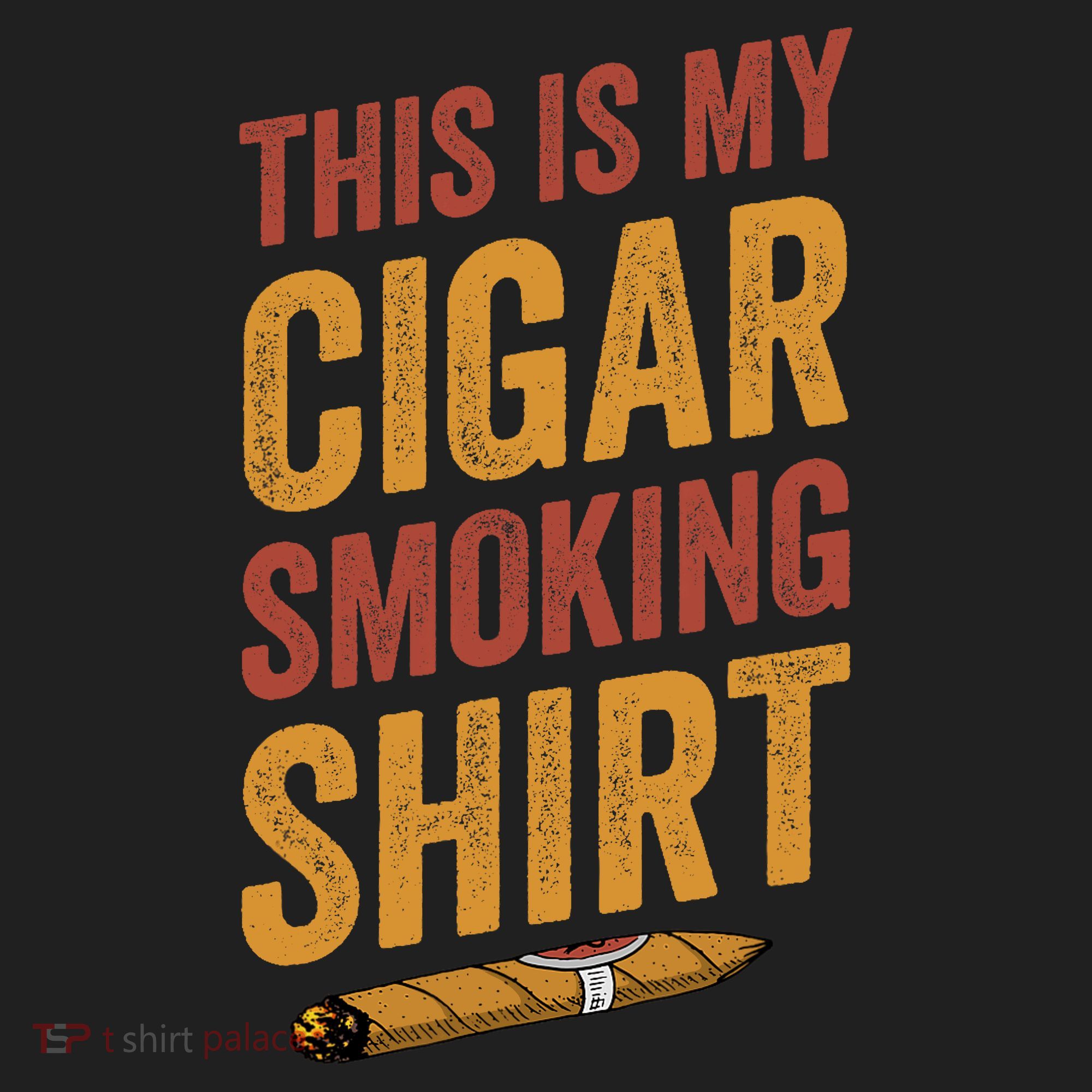 For Cigar Dad This Is My Cigar Smoking Golf Towel