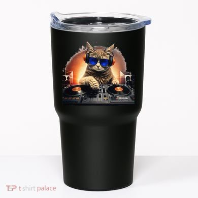 Funny Cat DJ Tumbler