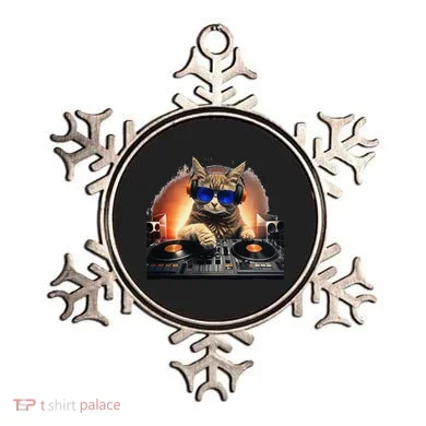Funny Cat DJ Ornament