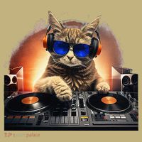 Funny Cat DJ Long Sleeve Shirt thumb 2