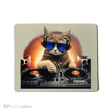 Funny Cat DJ Mousepad