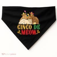 Funny Cinco De Mayo Gift Cinco De Meow Cat Sombrero USA-Made Doggie Bandana thumb 0