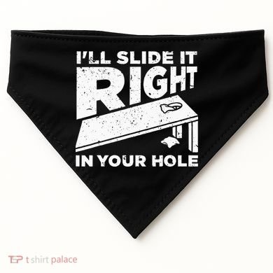 Funny Cornhole Design For Wo Sack Toss Game Lovers  USA-Made Doggie Bandana