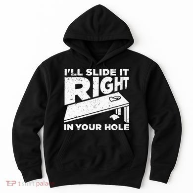Funny Cornhole Design For Wo Sack Toss Game Lovers  Hoodie
