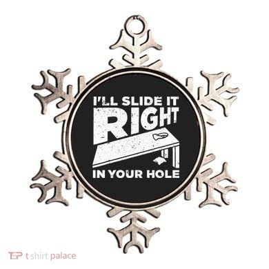 Funny Cornhole Design For Wo Sack Toss Game Lovers  Ornament