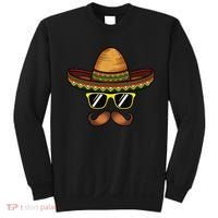 Funny Cinco De Mayo Funny Sombrero Hat With Sunglass Sweatshirt thumb 0