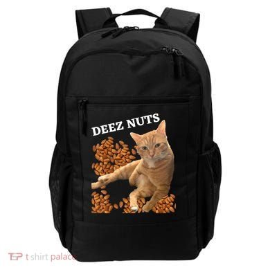 Funny Cat Deez Nuts Joke Backpack