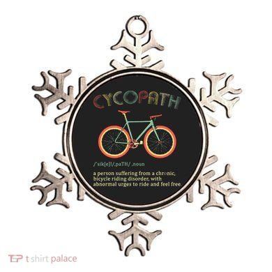Funny Cycopath Design For Cyclists Ornament