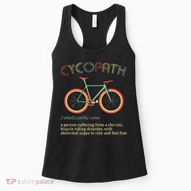 Funny Cycopath Design For Cyclists Women's Tank Top