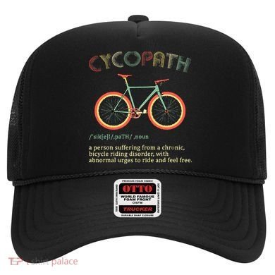 Funny Cycopath Design For Cyclists Hat