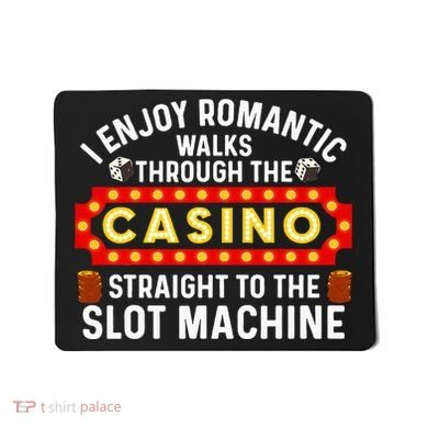 Funny Casino Designs For Wo Gambling Pun Game Lovers Mousepad