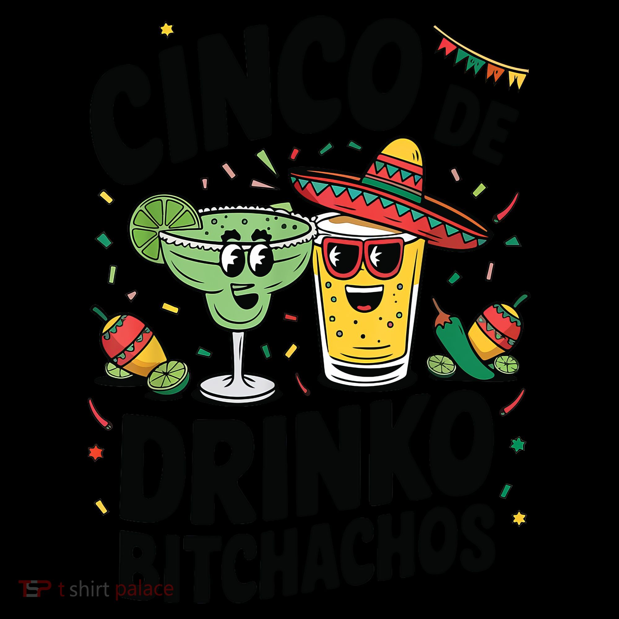 Funny Cinco De Drinko Bitchachos Margirita Tequila  Tote Bag