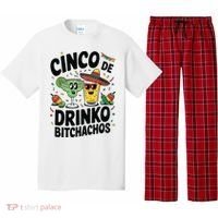 Funny Cinco De Drinko Bitchachos Margirita Tequila  Pajama Set thumb 0
