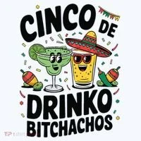 Funny Cinco De Drinko Bitchachos Margirita Tequila  Baby Bodysuit thumb 2