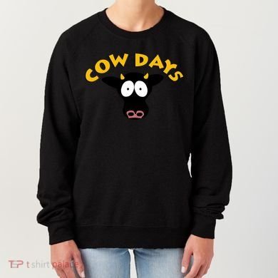 Funny Cow Days Cool Design Women's Sweatshirt