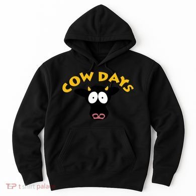Funny Cow Days Cool Design Hoodie
