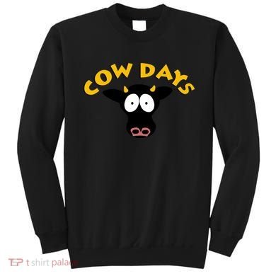 Funny Cow Days Cool Design Sweatshirt
