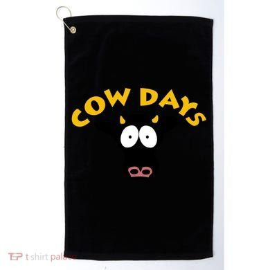 Funny Cow Days Cool Design Golf Towel