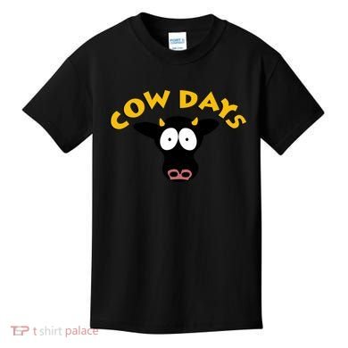 Funny Cow Days Cool Design Kids T-Shirt