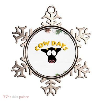 Funny Cow Days Cool Design Ornament