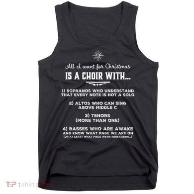 Funny Choir Director Design The Perfect Christmas Gift Tank Top