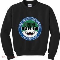 Faa Commercial Drone Pilot Faa Kids Sweatshirt thumb 0