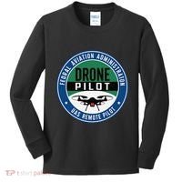 Faa Commercial Drone Pilot Faa Kids Long Sleeve Shirt thumb 0