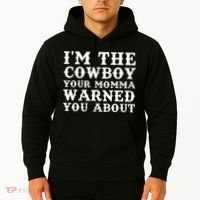 Funny Cowboy Dad Husband Or Boyfriend Hoodie thumb 2