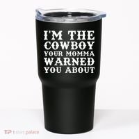 Funny Cowboy Dad Husband Or Boyfriend Tumbler thumb 0