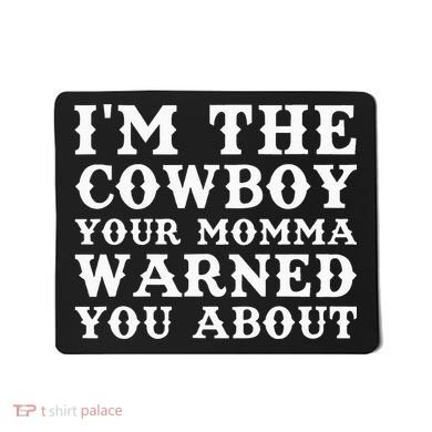Funny Cowboy Dad Husband Or Boyfriend Mousepad