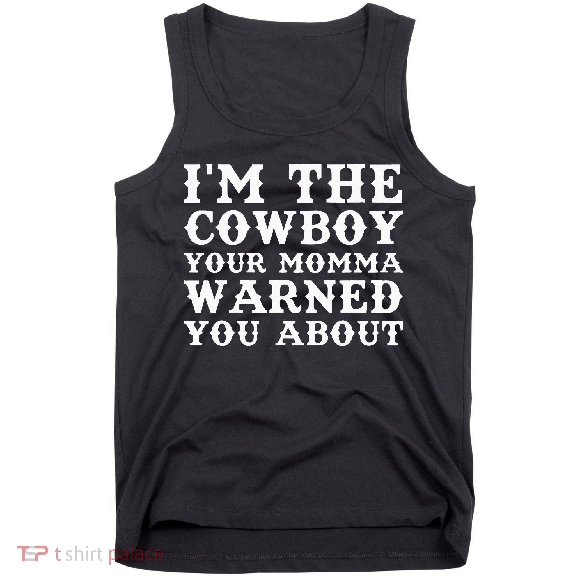 Funny Cowboy Dad Husband Or Boyfriend Tank Top
