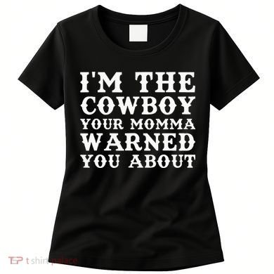 Funny Cowboy Dad Husband Or Boyfriend Women's T-Shirt