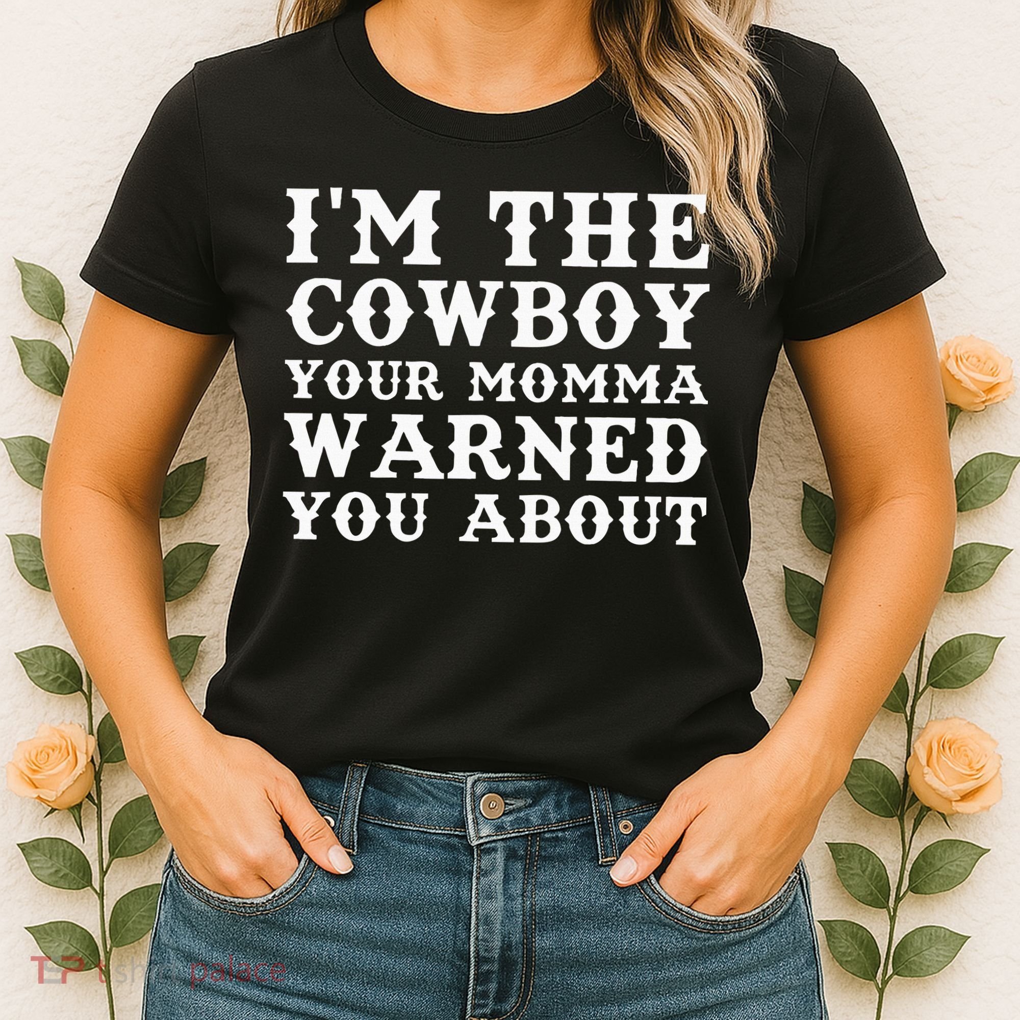 Funny Cowboy Dad Husband Or Boyfriend Women's T-Shirt